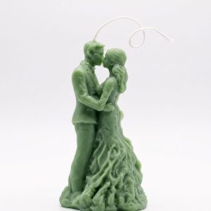 Colección artesanal de velas decorativas y figuras aromáticas