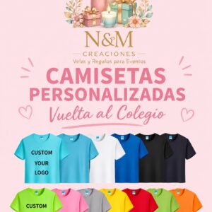 CAMISETAS PERSONALIZADAS – VUELTA AL COLE